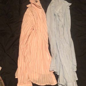 Set of 2 H&M button up tops